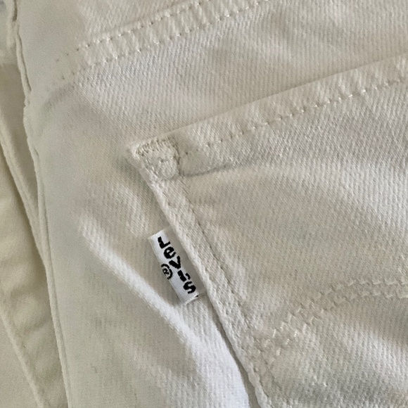 Levi’s 721 Denim Jeans High waisted White Sculpt Skinny size 27 - Picture 8 of 16